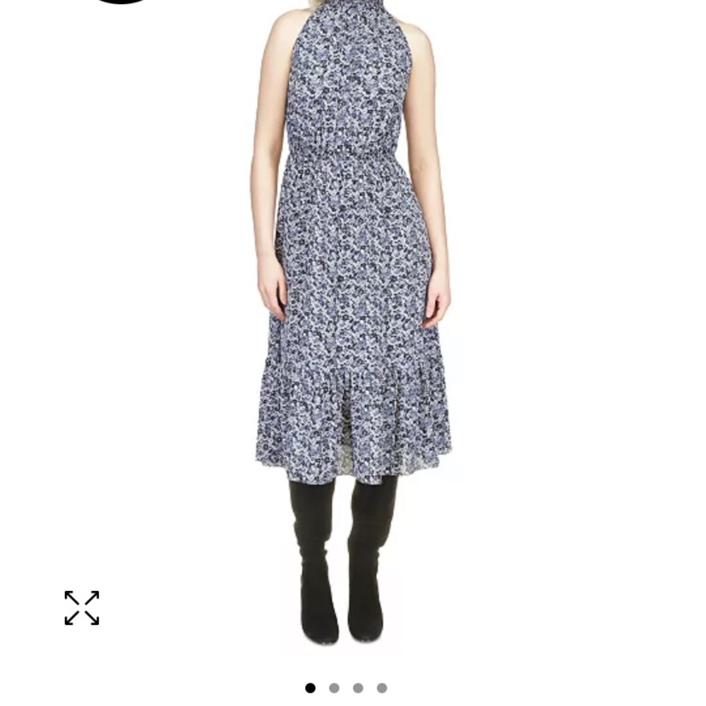 ✨⚡️💥 Michael Kors Women's Printed Halter Midi Dress